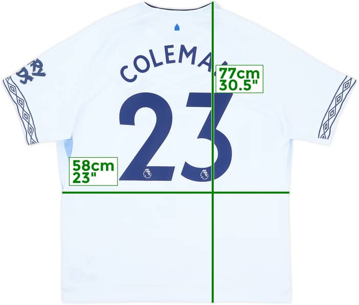 2018-19 Everton Third Shirt Coleman #23 - 5/10 - (XXL)