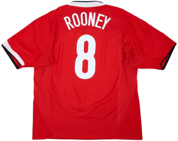 2004-06 Manchester United Home Shirt Rooney #8 - 6/10 - (XXL)