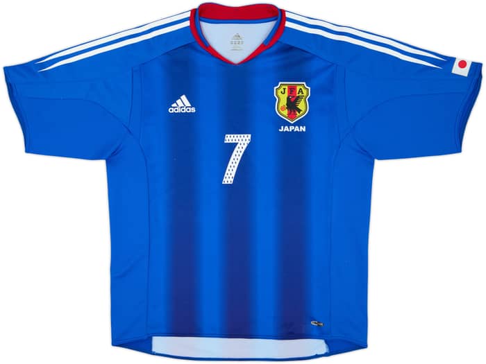 2004-06 Japan Home Shirt Nakata #7 - 8/10 - (M)