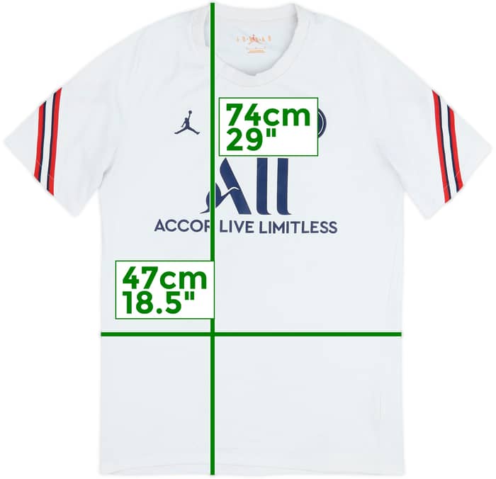 2021-22 Paris Saint-Germain Jordan Training Shirt - 5/10 - (M)