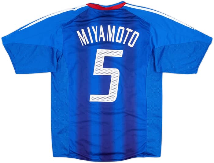 2004-06 Japan Player Issue Home Shirt Miyamoto #5 - 8/10 - (L)