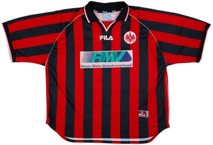 2001-03 Eintracht Frankfurt Youth Match Issue Home Shirt #22
