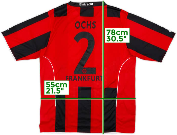 2010-12 Eintracht Frankfurt Home Shirt Ochs #2 - 5/10 - (L)