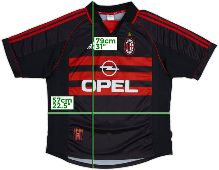 1998-99 AC Milan Third Shirt - 7/10 - (XL)