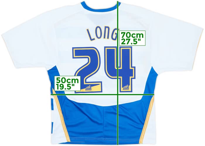 2008-09 Reading Home Shirt Long #24 - 7/10 - (M)