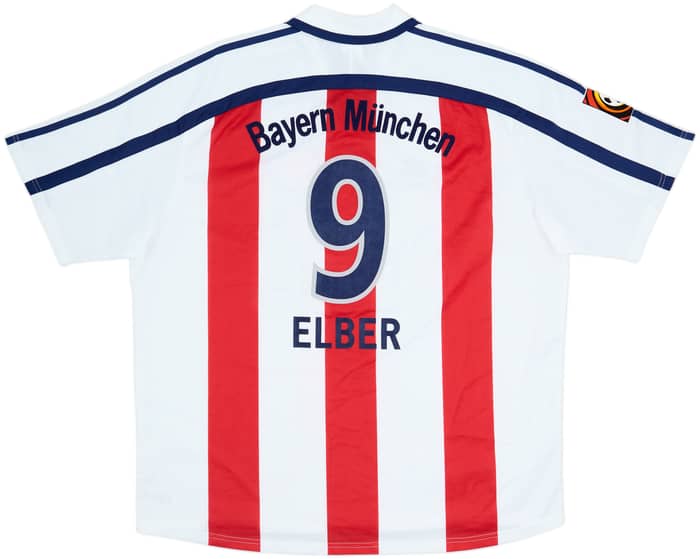 2000-01 Bayern Munich Maillot extérieur Elber #9 - 8/10 - (XXL)
