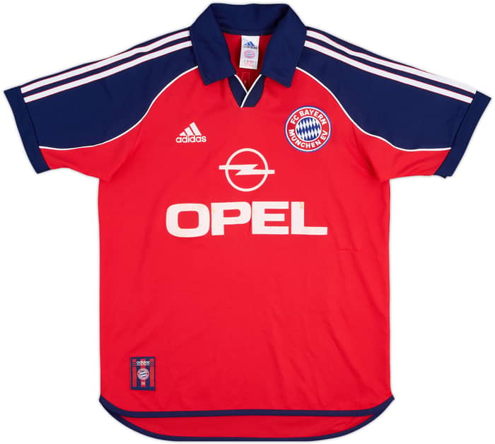 1999-01 Bayern Munich Home Shirt Elber #9 - 8/10 - (15-16 Years)