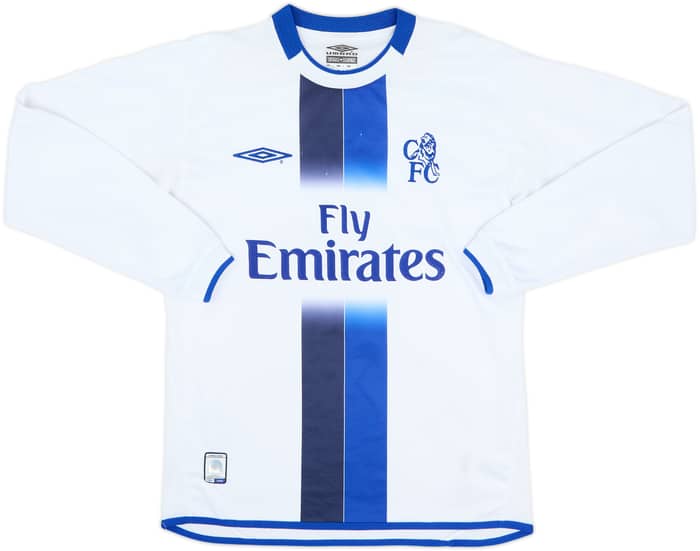 2003-05 Chelsea Away L/S Shirt Drogba #15 - 7/10 - (S)