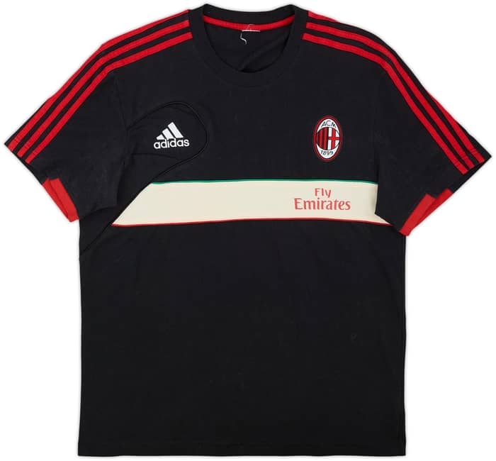 2012-13 AC Milan adidas Cotton Tee - 5/10 - (M)