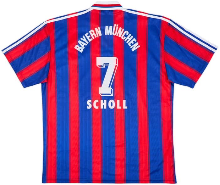 1995-97 Bayern Munich Maillot domicile Scholl #7 - 8/10 - (XXL)