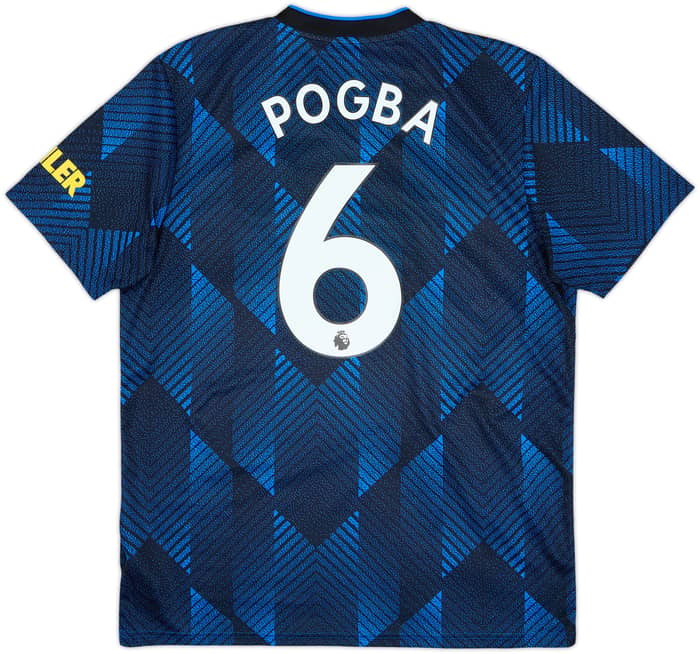 2021-22 Manchester United Third Shirt Pogba #6 - 8/10 - (L)