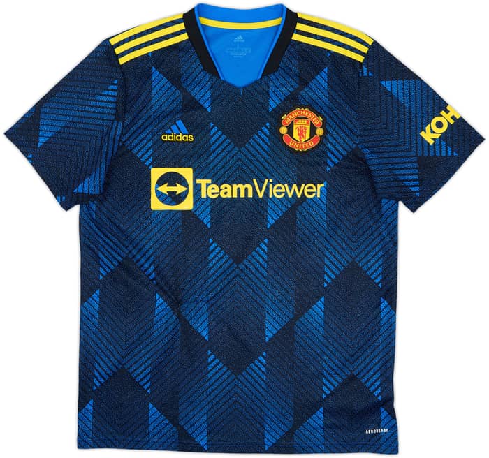 2021-22 Manchester United Third Shirt Pogba #6 - 8/10 - (L)
