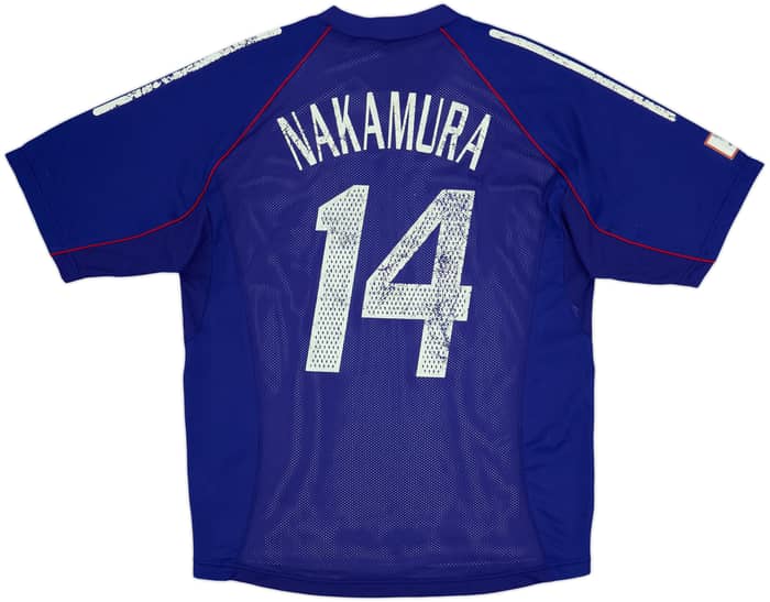2002-04 Japan Player Issue Home Shirt Nakamura #14 - 4/10 - (L)