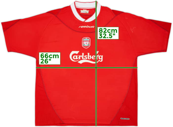 2002-04 Liverpool Home Shirt - 5/10 - (XXL)