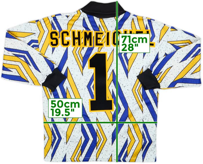 1993-94 Manchester United GK Shirt Schmeichel #1 - 8/10 - (S)