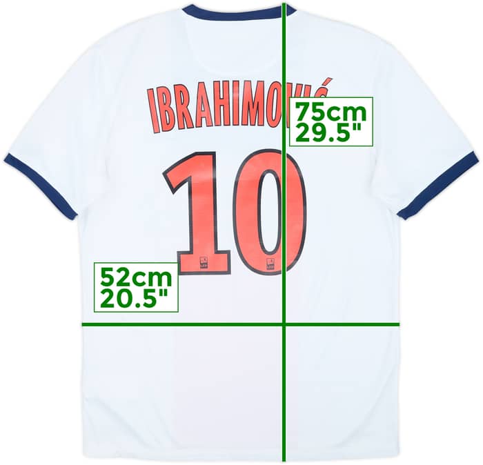 Camiseta de visitante del Paris Saint-Germain 2013-14 Ibrahimovic #10 - 8/10 - (M)