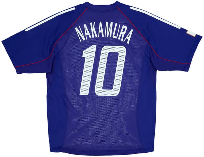 2002-04 Japan Player Issue Home Shirt Nakamura #10 - 8/10 - (M)