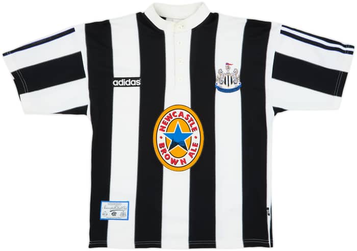 1995-97 Newcastle Home Shirt Shearer #9 - 8/10 - (S)
