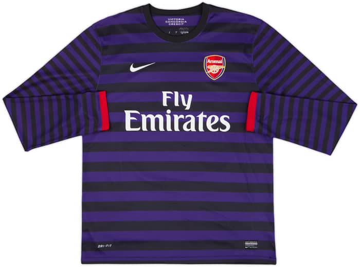 2012-13 Arsenal Away L/S Shirt S.Cazorla #19 - 9/10 - (L)