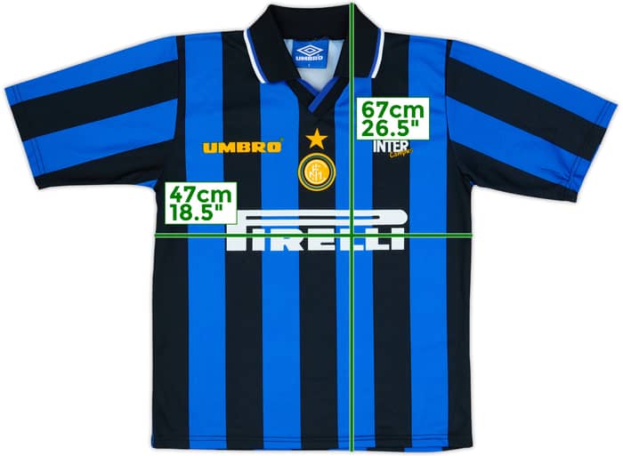 1997-98 Inter Milan Inter Campus Basic Home Shirt - 9/10 - (S)