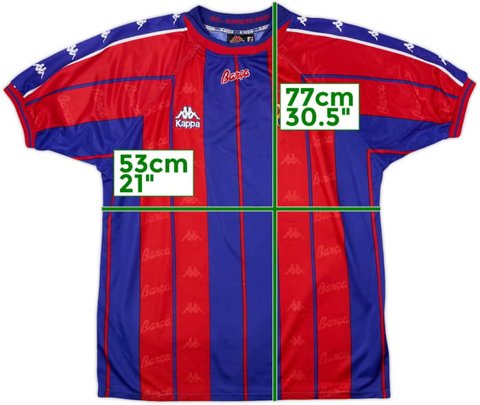 1997-98 Barcelona Home Shirt - 8/10 - (L)