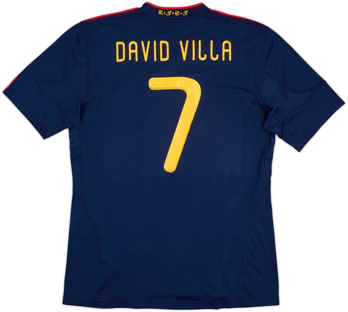 2010-11 Spain Away Shirt David Villa #7 - 6/10 - (L)