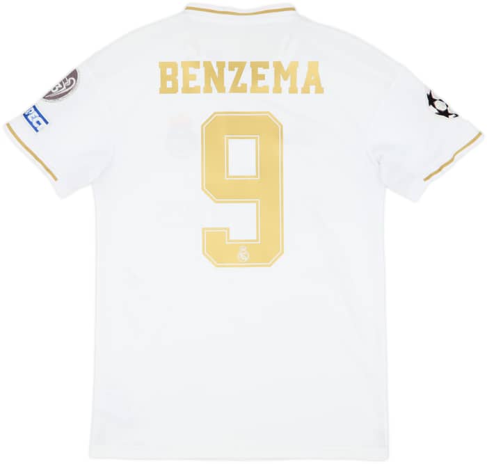 2019-20 Real Madrid Camiseta Local Benzema #9 - 6/10 - (S)