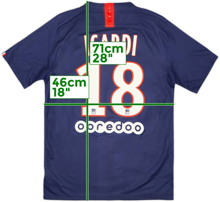 Camiseta de local del Paris Saint-Germain 2019-20 Icardi #18 - 8/10 - (S)