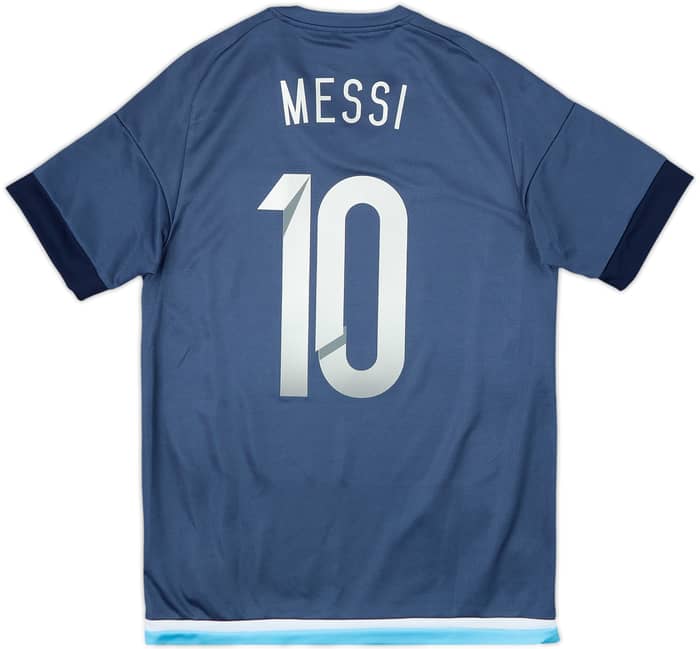 Camiseta de visitante de Argentina 2015-16 Messi #10 (S)