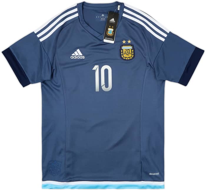 Camiseta de visitante de Argentina 2015-16 Messi #10 (S)