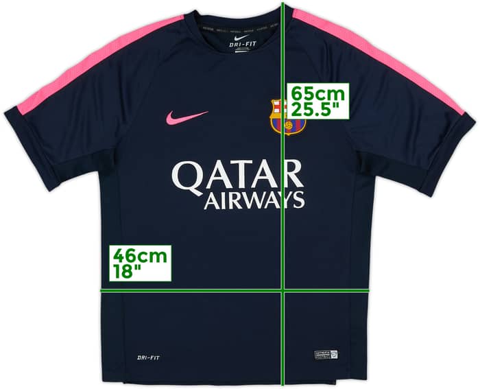 2014-15 Barcelona Nike Training Shirt - 7/10 - (M)