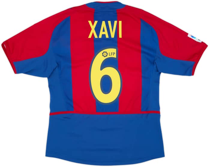 2002-03 Barcelona Camiseta Local Xavi #6 - 8/10 - (S)