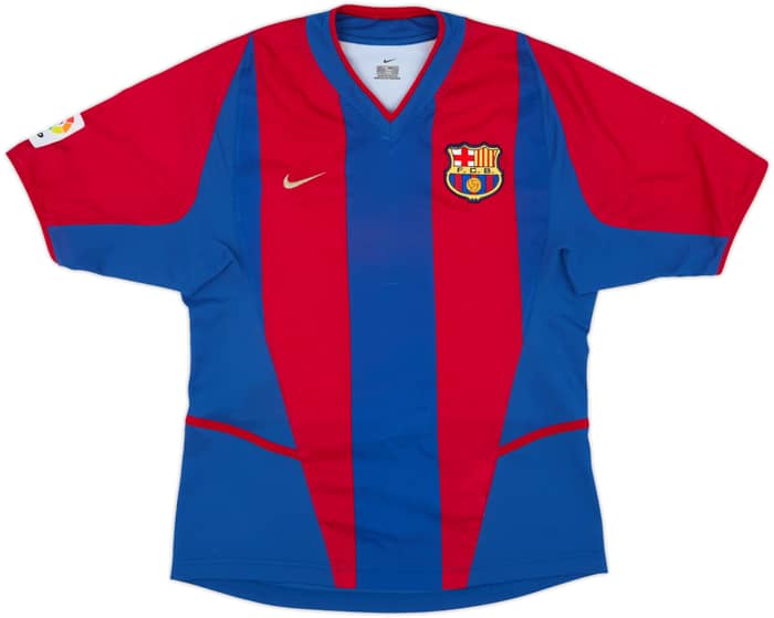 2002-03 Barcelona Camiseta Local Xavi #6 - 8/10 - (S)