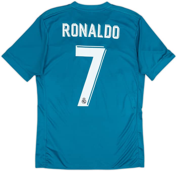 Camiseta de la tercera equipación del Real Madrid 2017-18 Ronaldo #7 - 8/10 - (S)