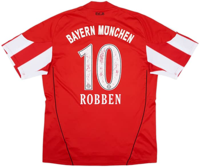 2010-11 Bayern Munich Home Shirt Robben #10 - 4/10 - (L)