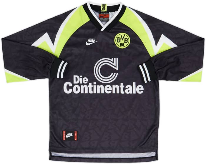 1995-96 Borussia Dortmund Visitante Camiseta Manga Larga - 9/10 - (S)