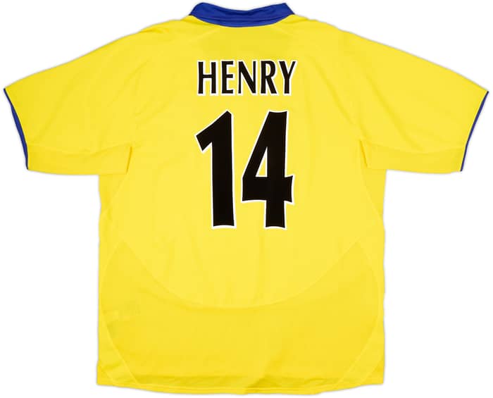 2003-05 Arsenal Away Shirt Henry #14 - 9/10 - (XL)