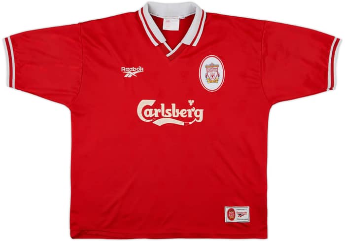 1996-98 Liverpool Home Shirt - 5/10 - (XL)