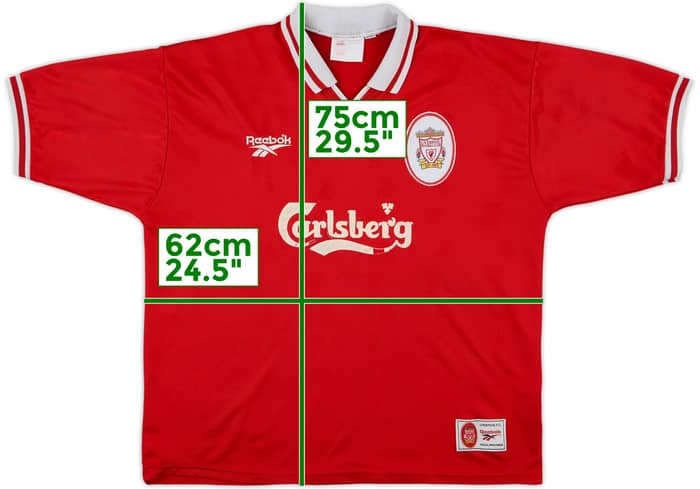 1996-98 Liverpool Home Shirt - 5/10 - (XL)