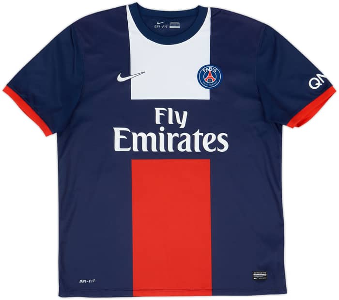 2013-14 Paris Saint-Germain Home Shirt Ibrahimovic #10 - 8/10 - (XL)
