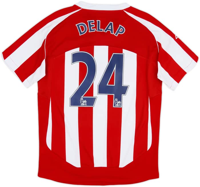 2009-10 Stoke City Home Shirt Delap #24 - 6/10 - (M)