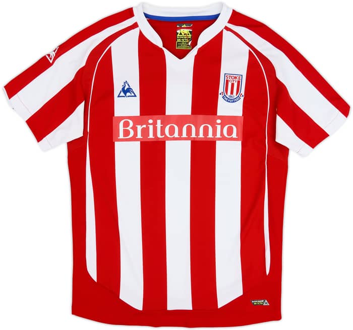 2009-10 Stoke City Home Shirt Delap #24 - 6/10 - (M)