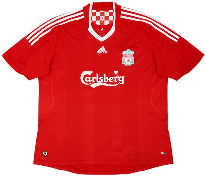 Camiseta de local del Liverpool 2008-10 Gerrard #8 - 6/10 - (3XL)