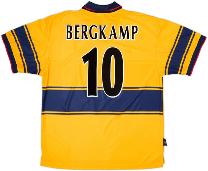 1997-99 Arsenal Away Shirt Bergkamp #10 - 5/10 - (XXL)