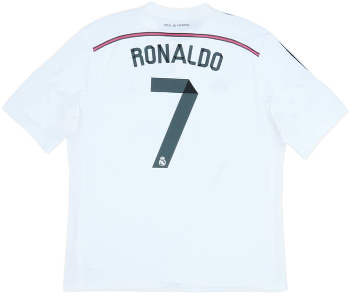 2014-15 Real Madrid Home Shirt Ronaldo #7 - 6/10 - (XXL)