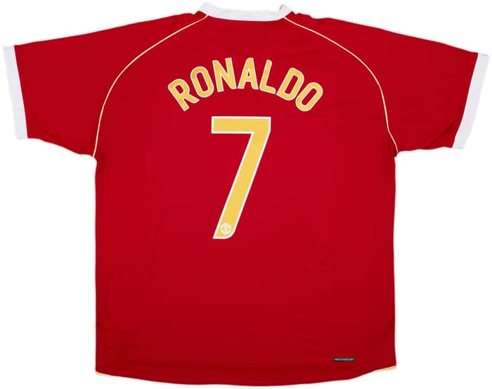 2006-07 Manchester United Home Shirt Ronaldo #7 - 5/10 - (XXL)