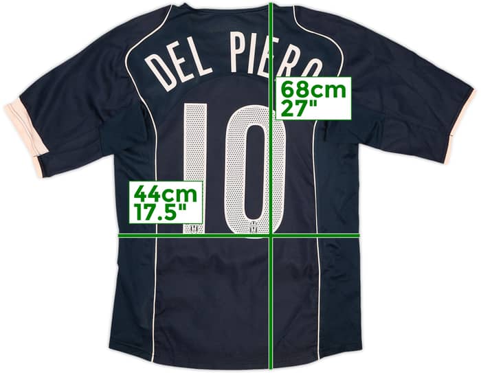 2004-05 Juventus Away Shirt Del Piero #10 - 8/10 - (S)