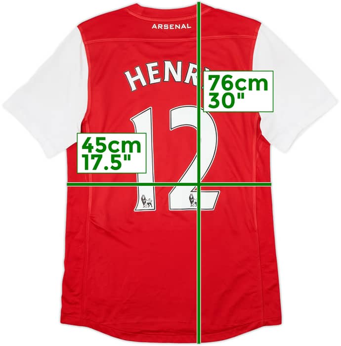 2011-12 Arsenal Player Issue Home Shirt Henry #12 - 7/10 - (S)