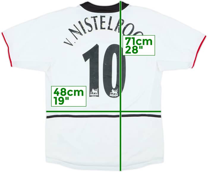 2002-03 Manchester United Away Shirt v. Nistelrooy #10 - 4/10 - (XL.Boys)