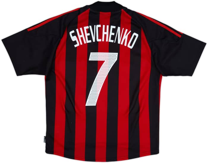 2002-03 AC Milan Home Shirt Shevchenko #7 - 9/10 - (M)